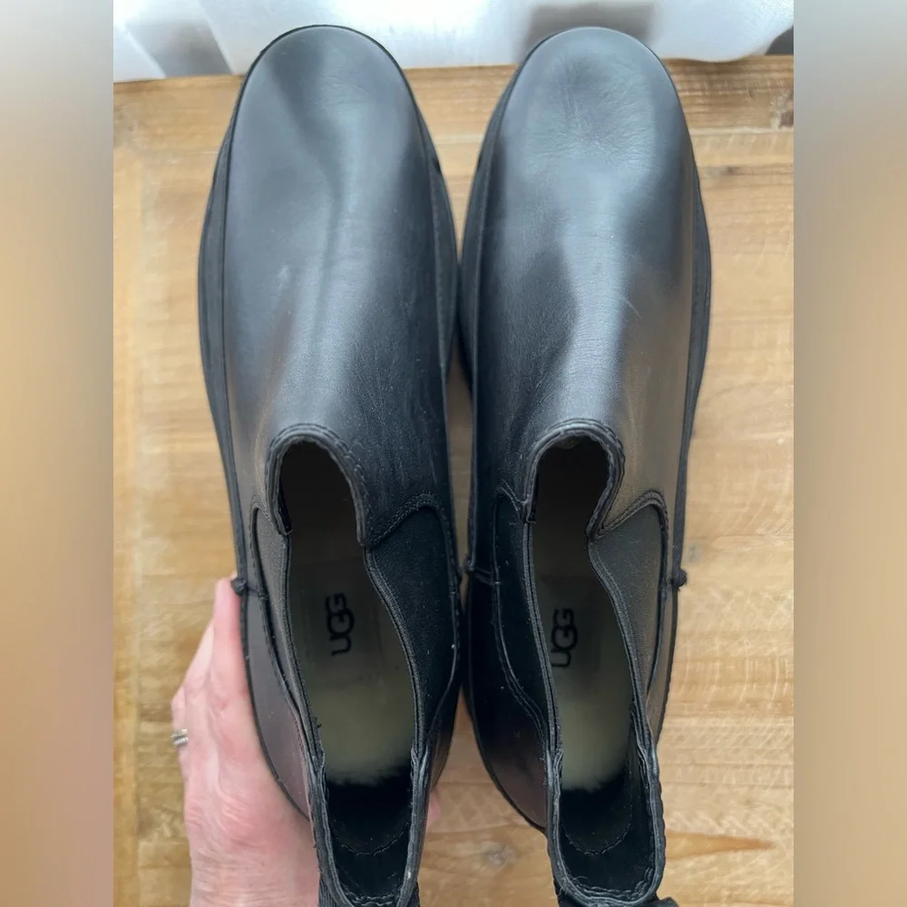 UGG Merina Waterproof Platform Shoe in Black Women’s Size 11 New